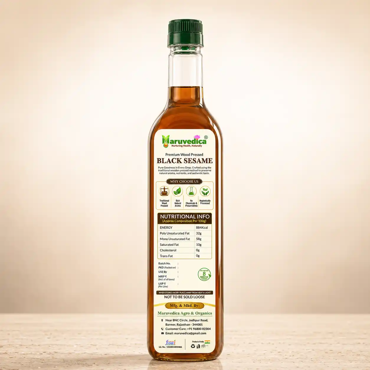 Wood Pressed Groundnut Oil